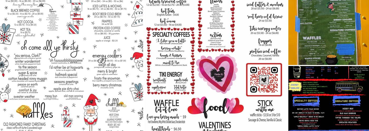 Chicka D's Menu