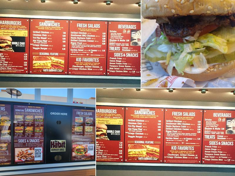 The Habit Burger Grill Menu