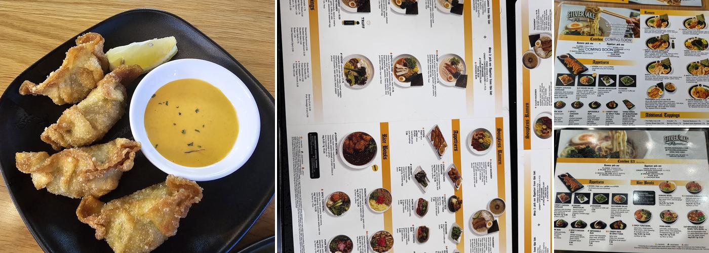 silverlake ramen kirkland Menu