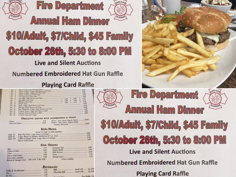 The Homestead Cafe & Cabins Menu