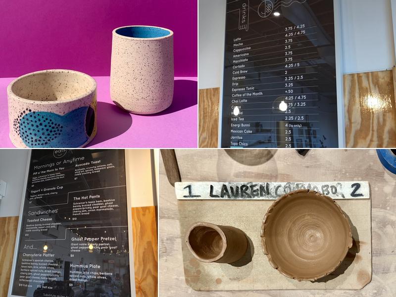 PIP Coffee + Clay Menu