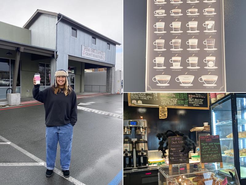 pink owl coffee Menu