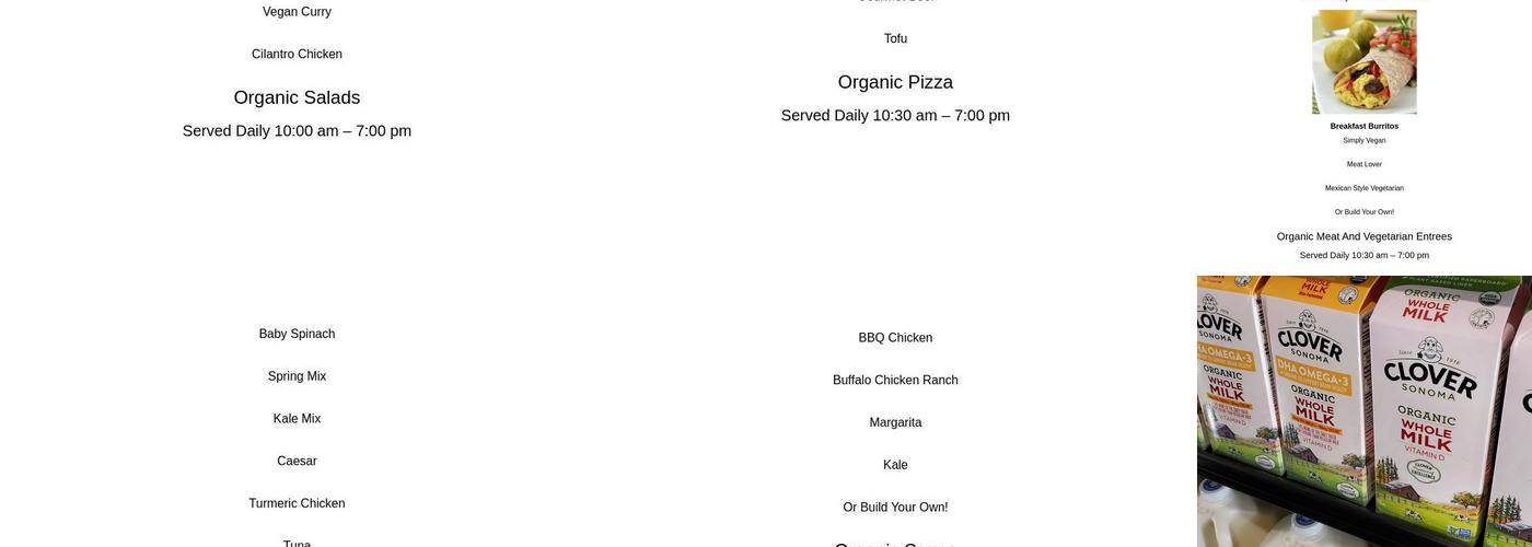 Goodwin's Market Menu