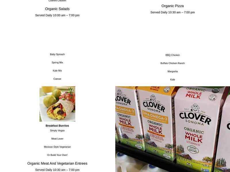 Goodwin's Market Menu