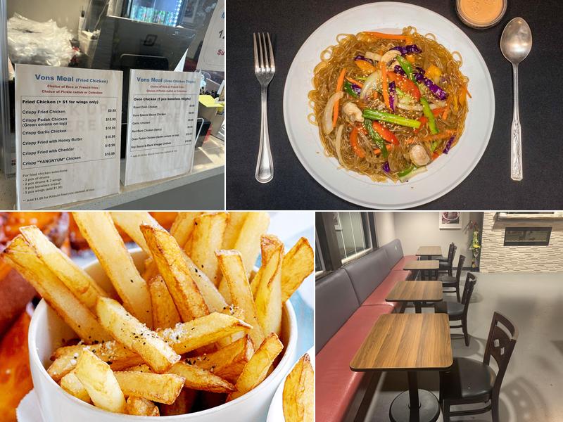 Vons Chicken Carmichael Menu
