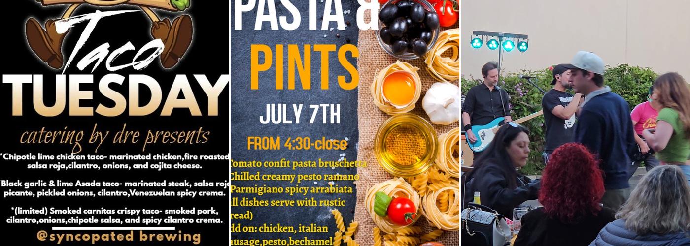 Syncopated Brewing Co Menu