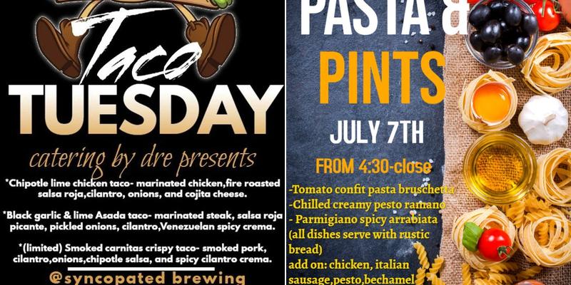 Syncopated Brewing Co Menu
