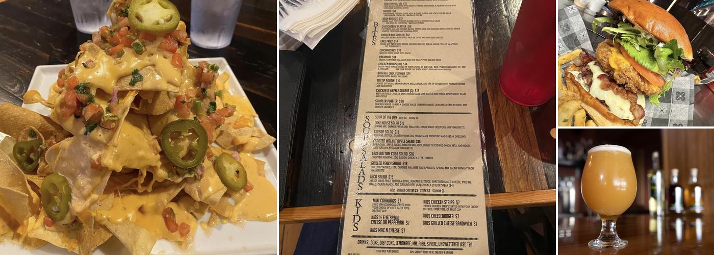 Lake Bottom Brewery & Distillery Menu