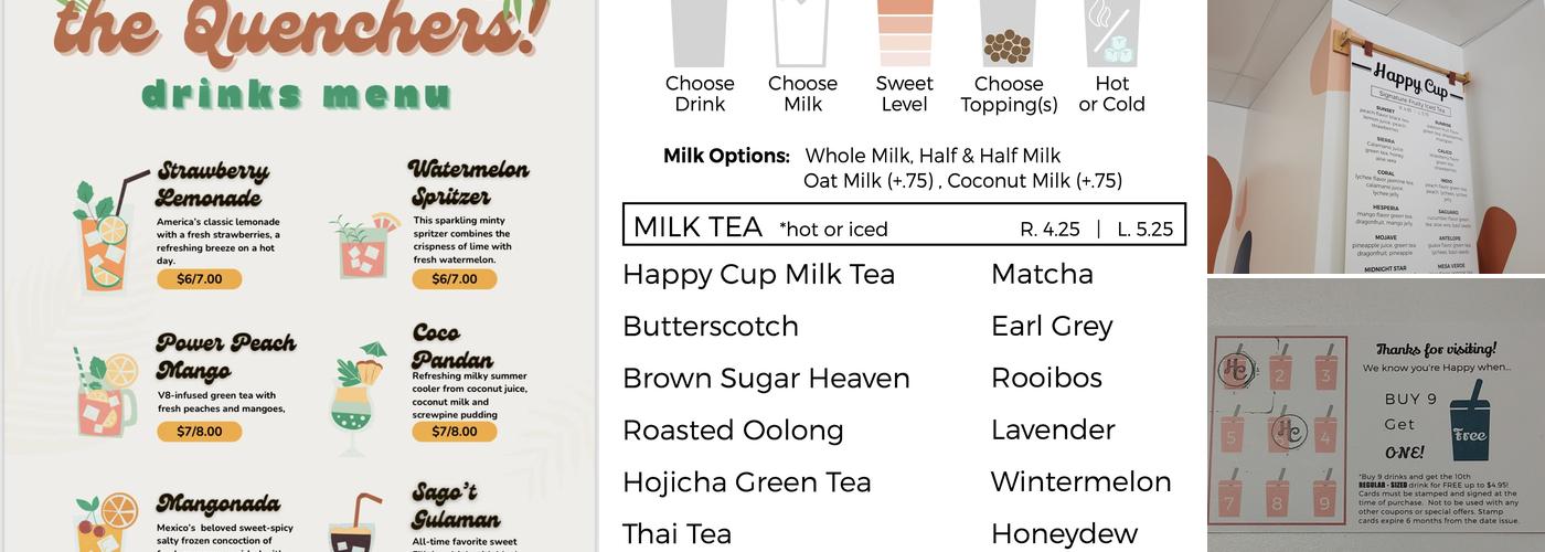 Happy Cup Menu