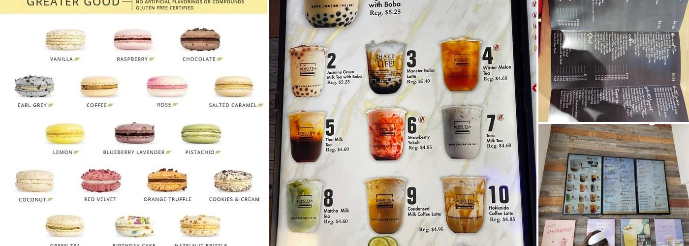 Ding Tea Hawthorne Menu