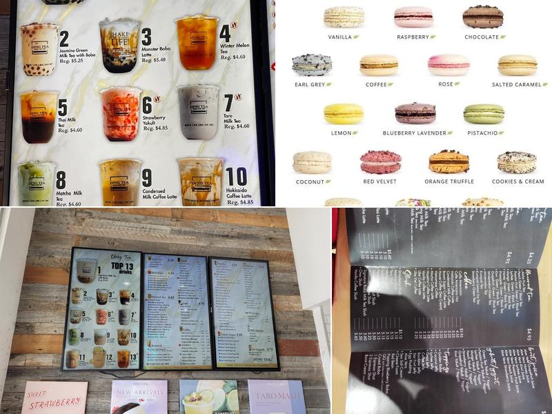 Ding Tea - Hawthorne Menu