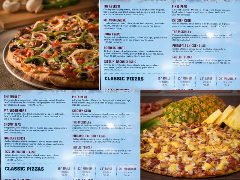 Mountain Mike's Pizza Menu