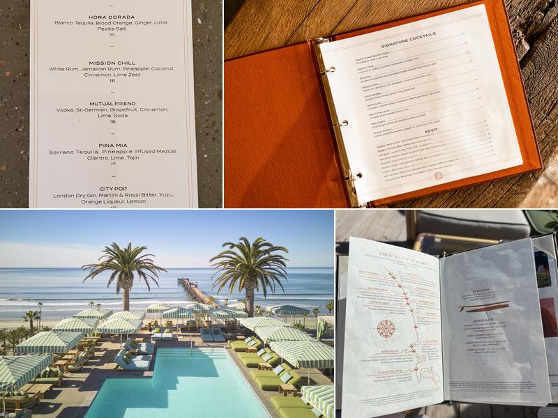 The Rooftop Bar Menu