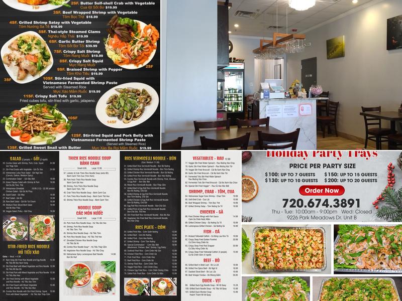 Taste of Vietnam Menu