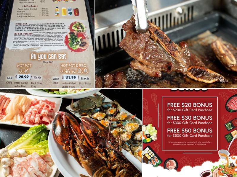 Volcano Hot Pot & BBQ Menu