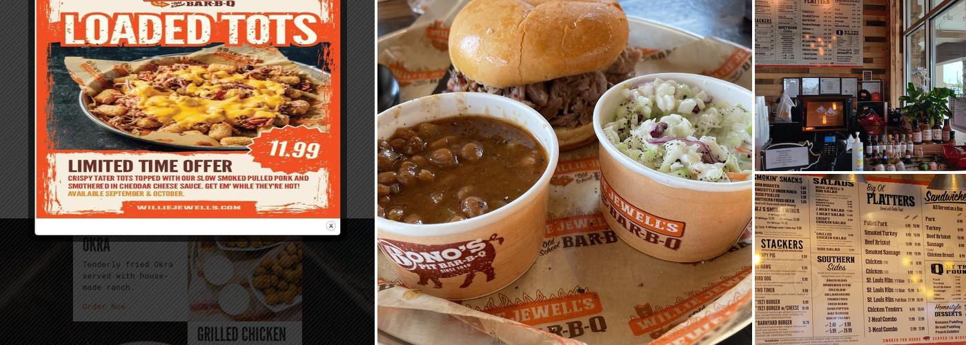 Willie Jewell's Old School Bar-B-Q Menu