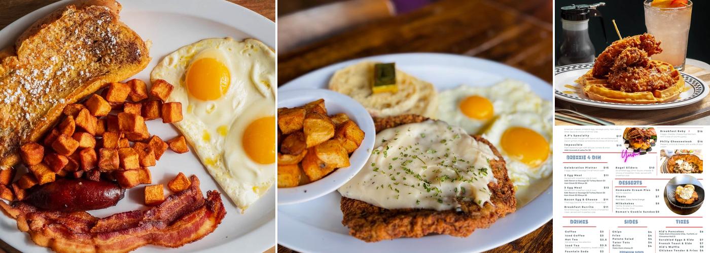 Downtown Diner Celebration Menu