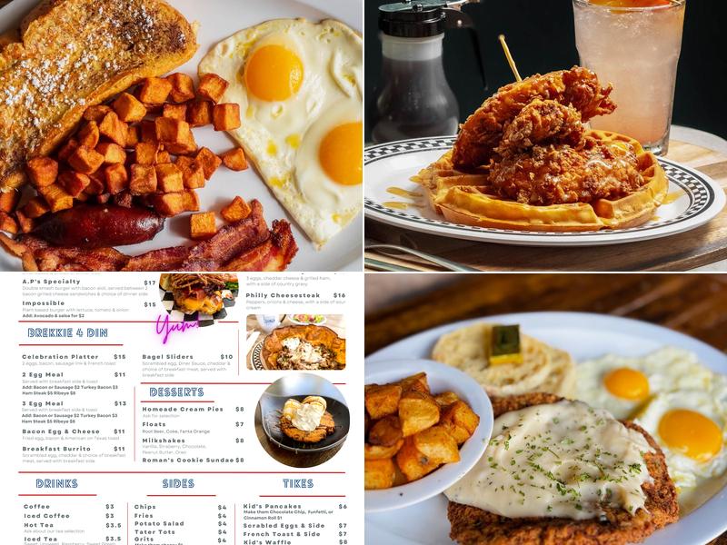 Downtown Diner Celebration Menu