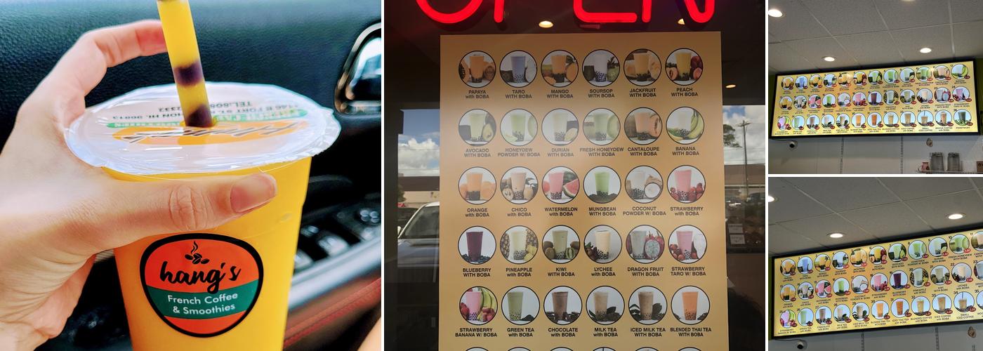 Hang's French Coffee & Smoothie Menu