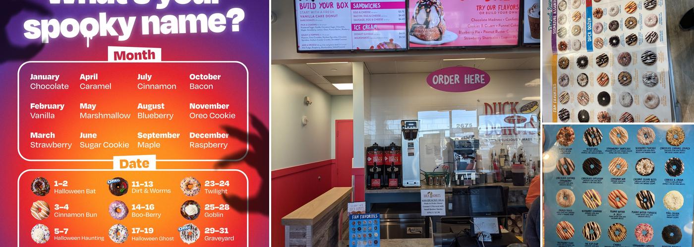 Duck Donuts Menu