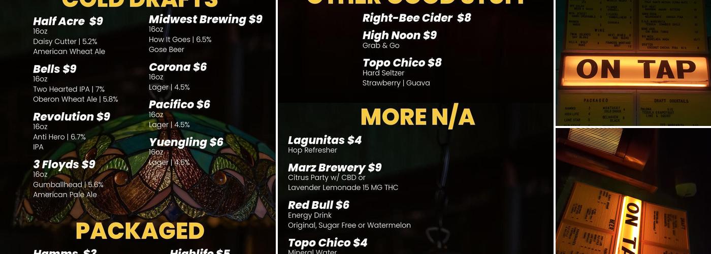 The Giant Penny Whistle Menu