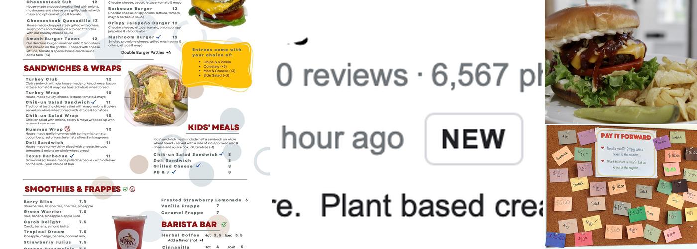 The Beehive Cafe Menu