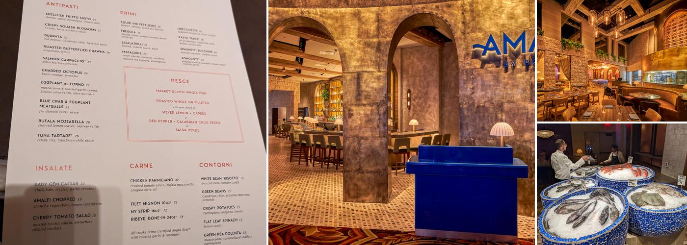 Amalfi by Bobby Flay at Caesars Palace Menu