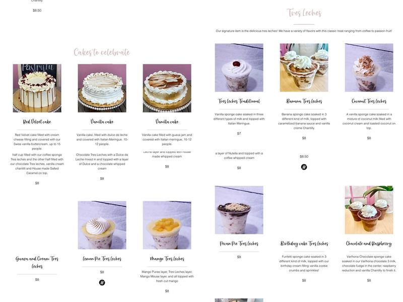Pastry Lu Menu