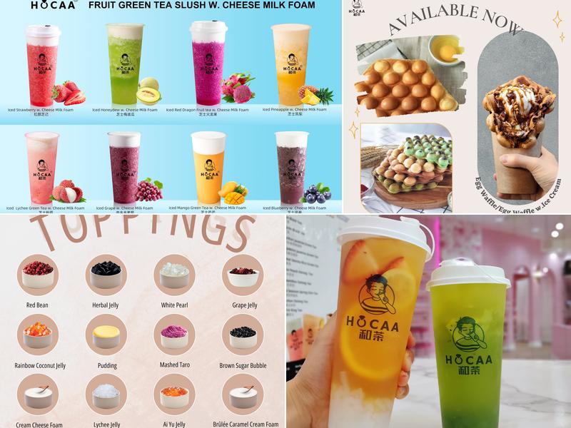 HOCAA BUBBLE TEA（Bethlehem） Menu