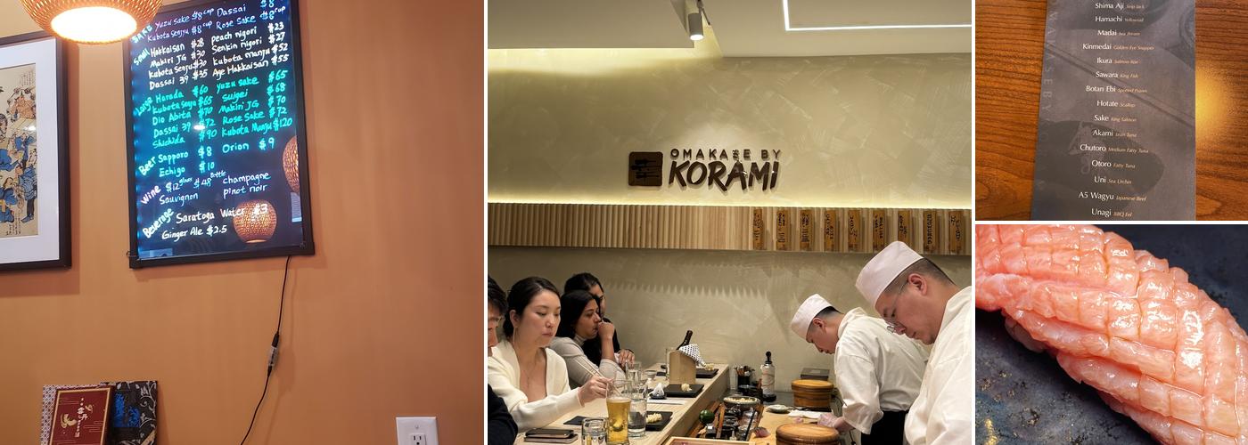 Omakase by korami Menu