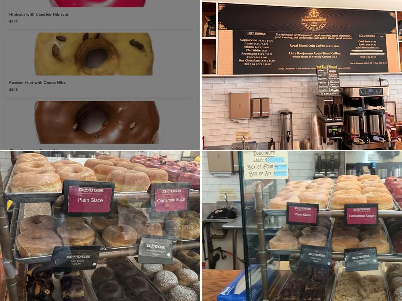 Dough Doughnuts Menu