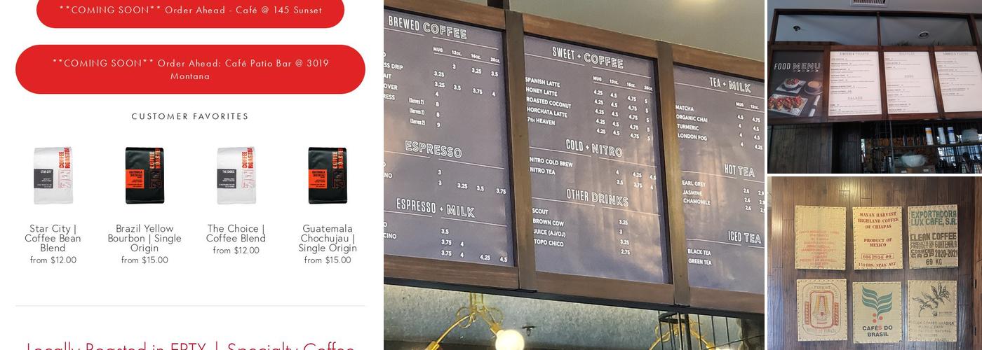2TEN Coffee Roasters (Montecillo) Menu