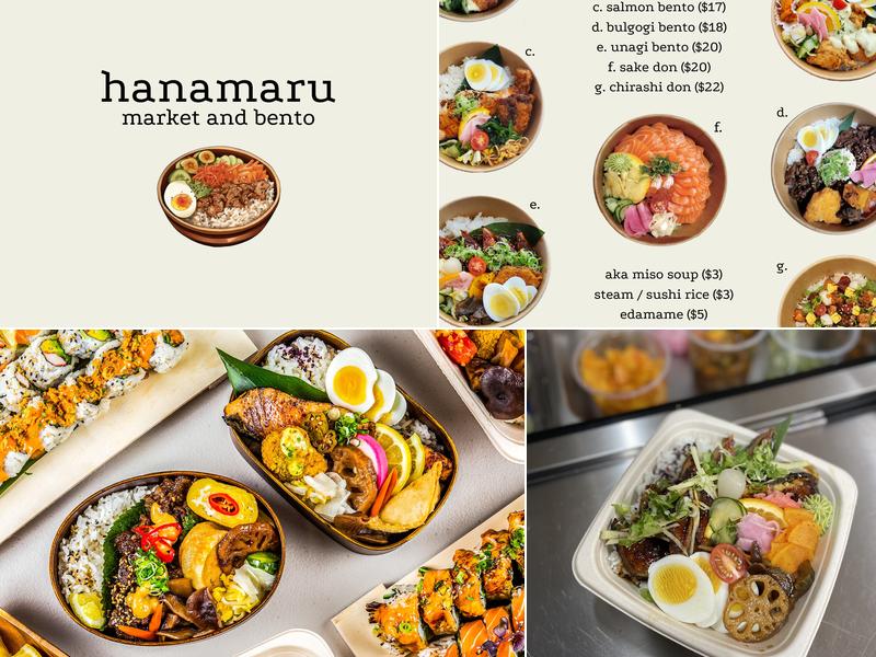 hanamaru market and bento Menu