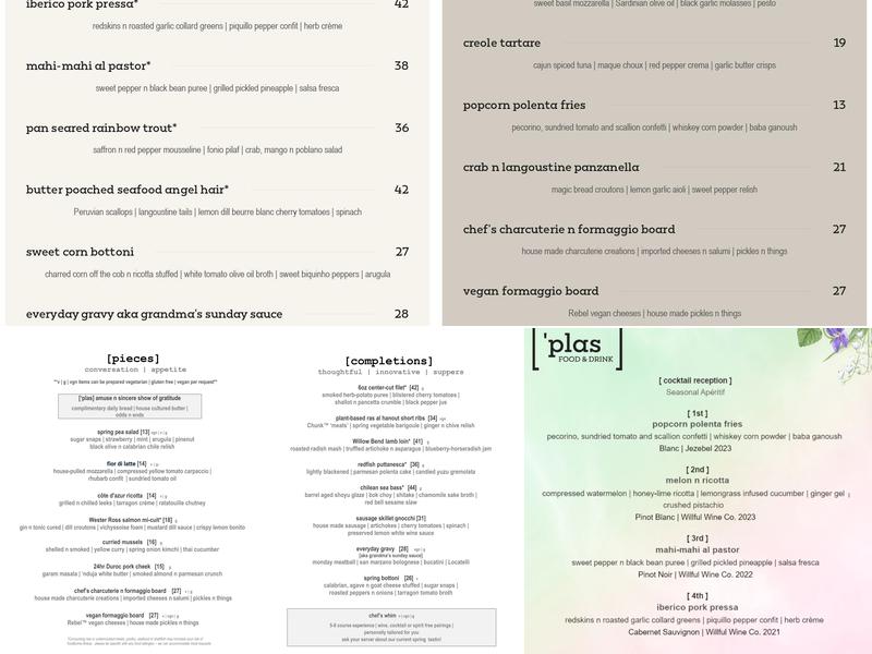 ['plas] Menu