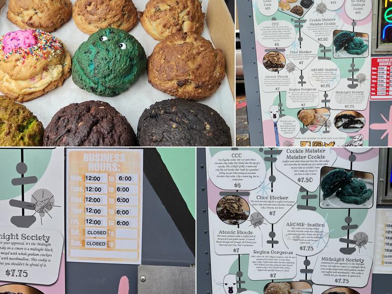 Cookie Mccakeface Menu