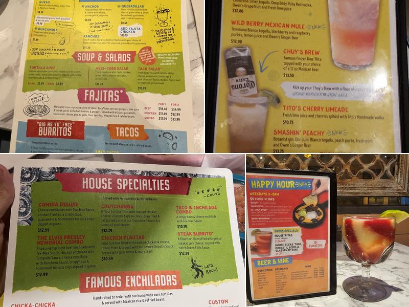 Chuy's Menu