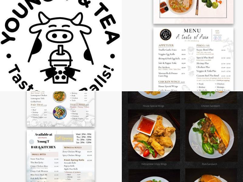 Young T and Tea Menu