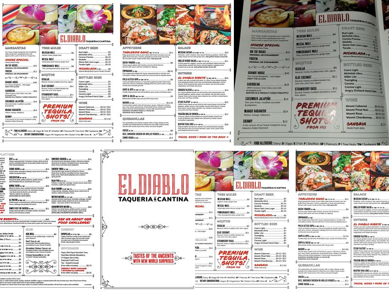 El Diablo Taqueria & Cantina Menu