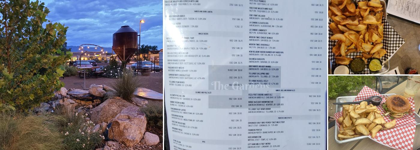 The Gardens at Bear Canyon Menu