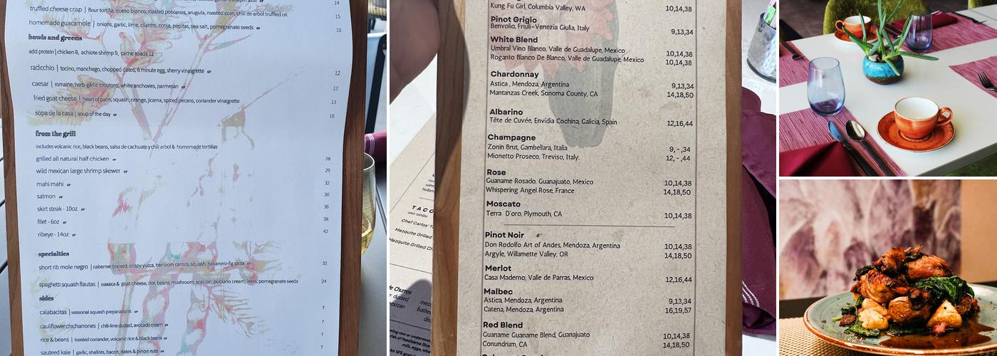 El Mezquite Grill & Taqueria Menu