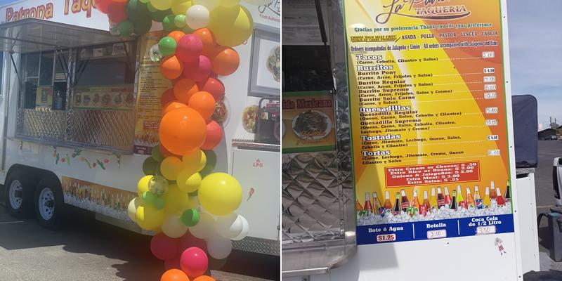 La Patrona Taqueria Menu