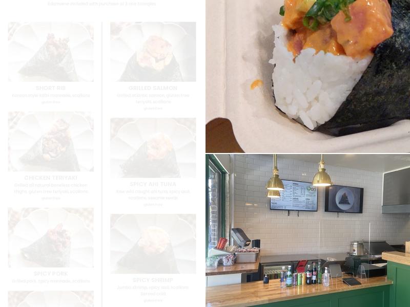 Oori Triangles - Berkeley Menu