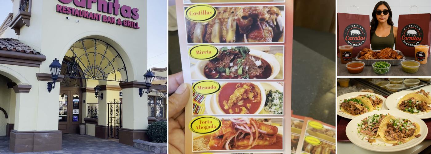 Carnitas al Estilo Michoacan #2 Menu