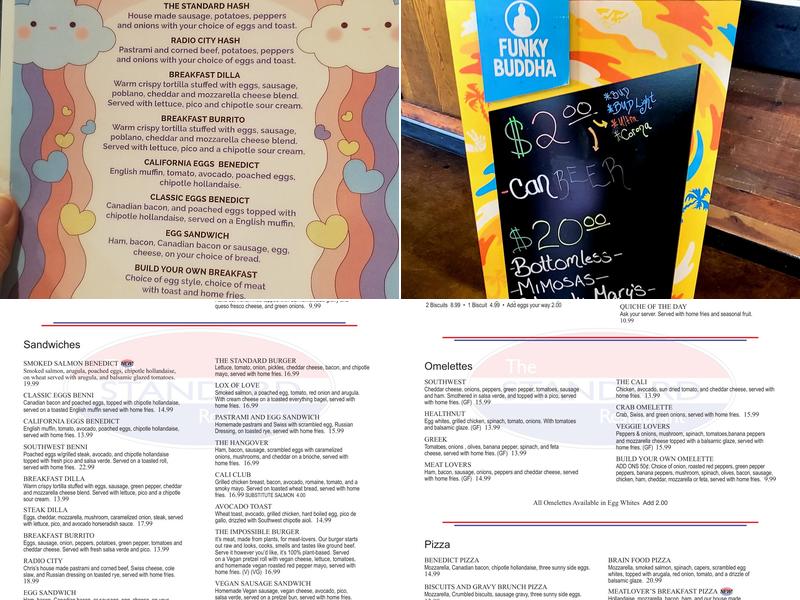 The Standard at Page Field Commons Menu