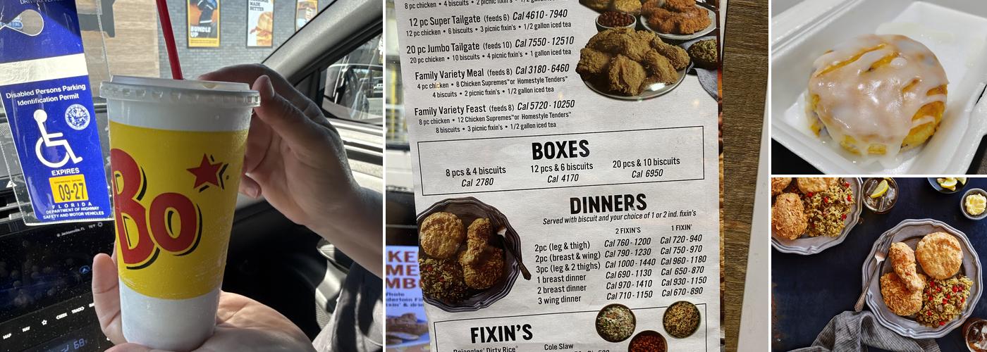 Bojangles Menu