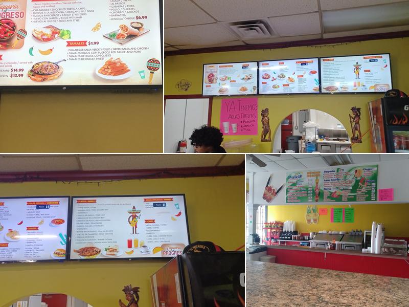 El Progreso #5 y Taqueria Menu