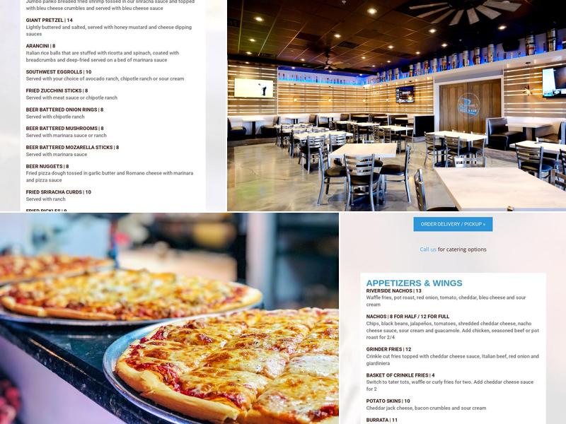 Riverside Pizza & Pub - Oswego Menu