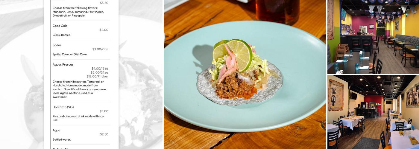 El Taco Azteca - Bridgeport Menu