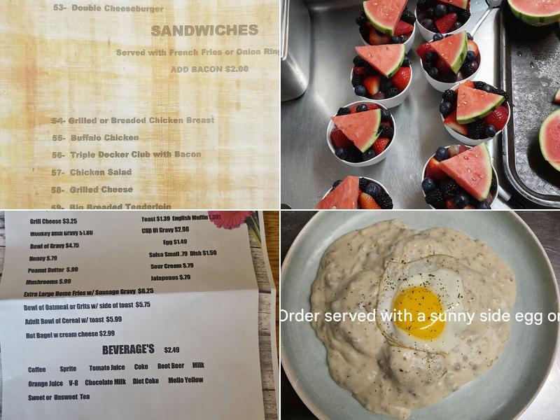 Tammy’s Place Menu