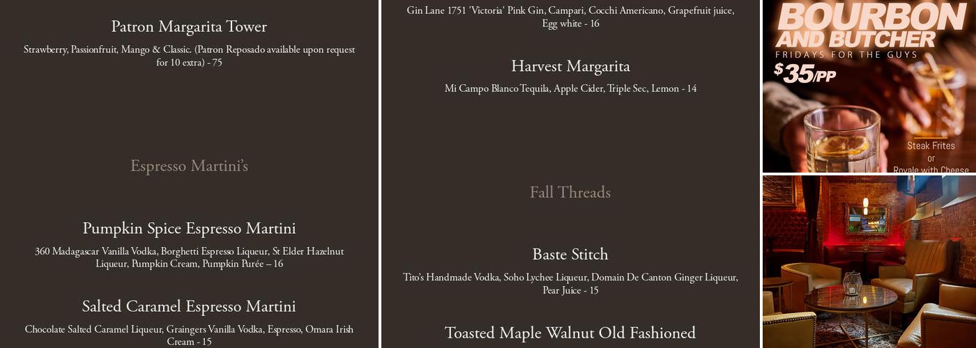 Needle and Thread Menu